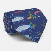 Onderwaterwereld Stropdas (Opgerold)