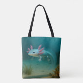 Onderwaterwonder: de Axolotl Draagtas (Achterkant)