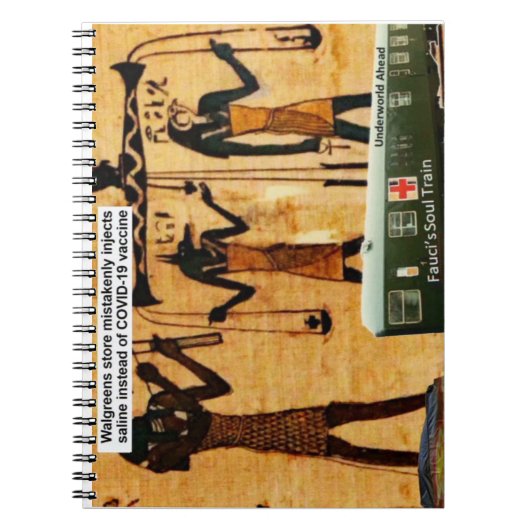 Onderwereld vooruit notitieboek (Voorkant)