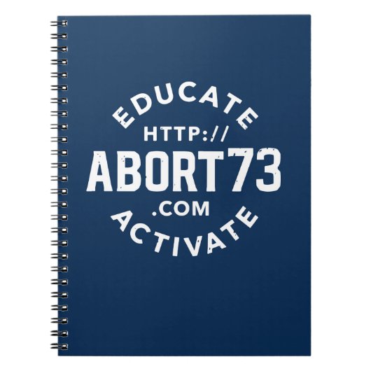 Onderwijs. Activeer. | Abort73.com Notitieboek (Voorkant)