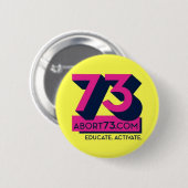 Onderwijs. Activeer. /Abort73.com Ronde Button 5,7 Cm (Voorkant /achterkant)