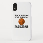 ONDERWIJS BELANGRIJK BASKETBALL IS BELANGRIJKER.p Case-Mate iPhone Case (Achterkant)