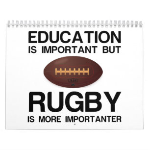 ONDERWIJS BELANGRIJK RUGBY BELANGRIJKER KALENDER
