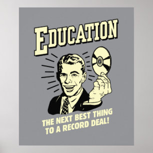 Onderwijs: Best Thing Record deal Poster