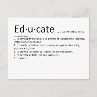 Onderwijs Briefkaart