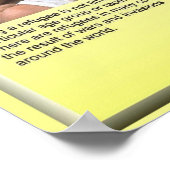 Onderwijs, burgerschap, vluchtelingen, UNHCR-achte Poster (Hoek)