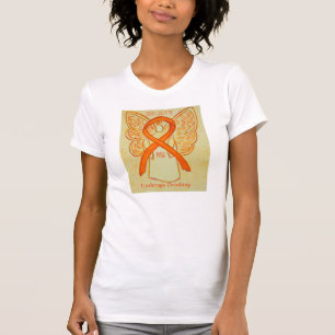 Onderwijs Drink Bewustmaking Ribbon Angel Shirt