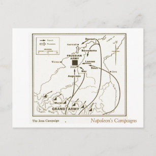 Onderwijs, geschiedenis, napoleon, Jena-campagne Briefkaart