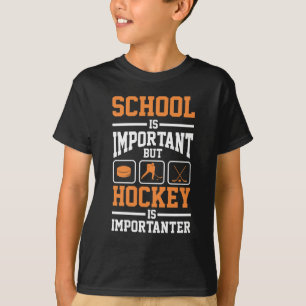 Onderwijs Ice Hockey Player Defence Forward Goalie T-shirt