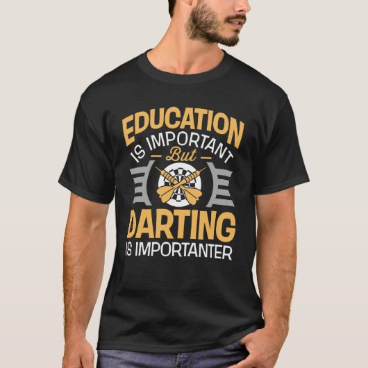 Onderwijs is belangrijk, maar doneren is belangrij t-shirt (Voorkant)