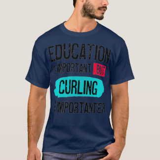 Onderwijs is belangrijk, maar het korten is belang t-shirt