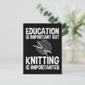 Onderwijs is belangrijk, maar sport is belangrijk briefkaart (Staand voorkant)