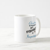 ONDERWIJS IS BELANGRIJK - VIST IS BELANGRIJK KOFFIEMOK (Voorkant rechts)