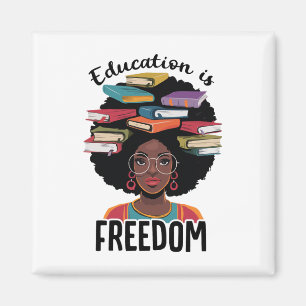 Onderwijs Is Vrijheid Leraar Black History Month B Magneet