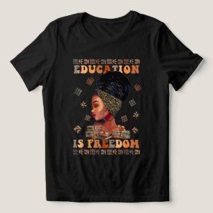 Onderwijs is vrijheid Tri-Blend shirt