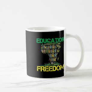Onderwijs is Vrijheid Zwarte Geschiedenis Maand Af Koffiemok