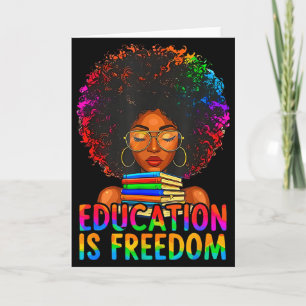 Onderwijs over zwarte geschiedenis is vrijheid Boe Kaart