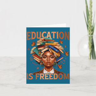 Onderwijs Vrijheid Zwarte Leraar Boeken Illustrati Kaart