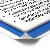 Onderwijs, Wetenschap, wat is een chemische reacti Poster (Hoek)