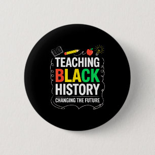 Onderwijs Zwarte Geschiedenis Veranderende Toekoms Ronde Button 5,7 Cm