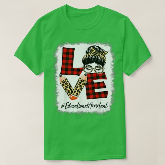 onderwijsassistent t-shirt (Design voorkant)