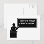 Onderwijsdag vervangen briefkaart (Voorkant / Achterkant)