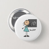 Onderwijsnummer Ronde Button 5,7 Cm (Voorkant /achterkant)