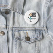 Onderwijsnummer Ronde Button 5,7 Cm (In situ)