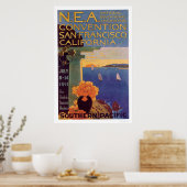 Onderwijsovereenkomst San Francisco 1911 Poster (Keuken)