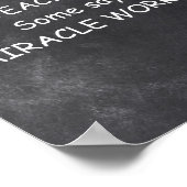 Onderwijsschaar Mirakel Worker Chalkboard Class De Poster (Hoek)