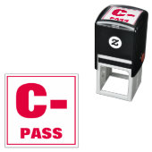 Onderwijsstempel: C-, PASS Zelfinktende Stempel (In situ)