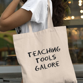 Onderwijstools Galore Grappig Leraar Gift Tote Bag