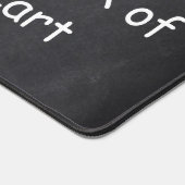 Onderwijswerk Hart Chalkboard Klasse Decoratie Bureaumat (Hoek)