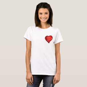 Onderwijzen is een kunstmatig vak in het hart t-shirt
