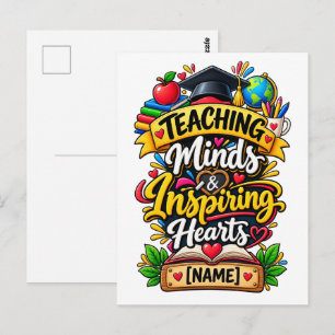 Onderwijzen van Geesten en Inspireren van Harten I Briefkaart
