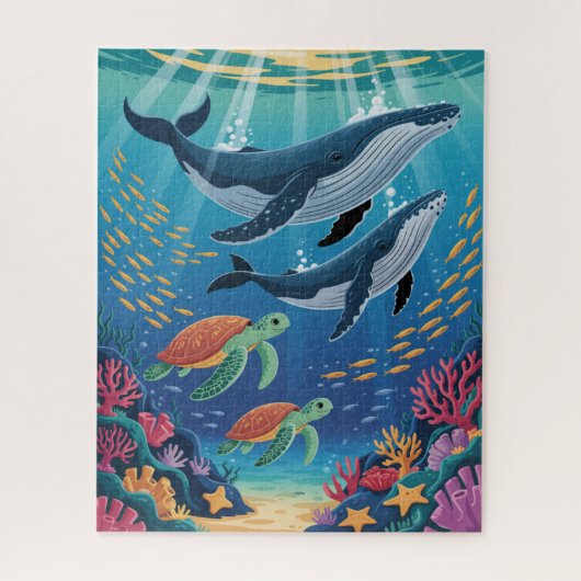Onderzee Puzzle Legpuzzel (Verticaal)
