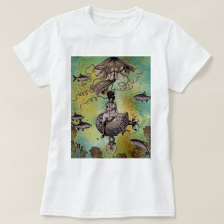 Onderzee Steampunk Jellyfish T-shirt