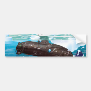 Onderzeeboot Arctisch Avontuur Bumpersticker