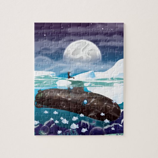 Onderzeeboot Arctisch Avontuur Legpuzzel (Verticaal)