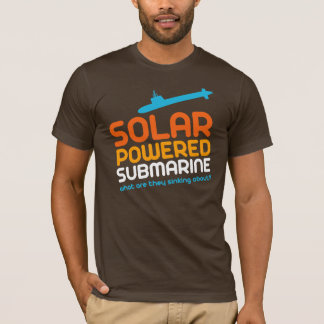 Onderzeeboot met zonne-energie t-shirt