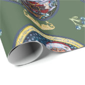 onderzeeboot Seagull Santa Cadeaupapier (Rol Hoek)