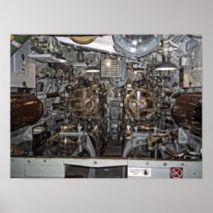 Onderzeeboot Torpedo Room - Pearl Harbour Poster