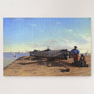 Onderzeeboot torpedoboot H.L. Hunley Dec 6 1863 Legpuzzel