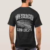 Onderzeeër Besugo Mannen Basic Donker T-shirt (Achterkant)