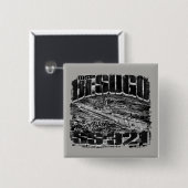 Onderzeeër Besugo Square Button Button (Voorkant /achterkant)