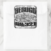 Onderzeeër Besugo Square Stickers Sticker (Tas)