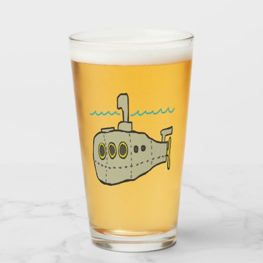 onderzeeër glas (Voorkant gevuld)