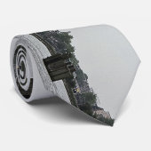 Onderzeeër in een haven stropdas (Opgerold)