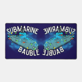 Onderzeeër, kerstbal, kerst bureaumat