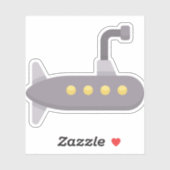 onderzeeër sticker (Vel)